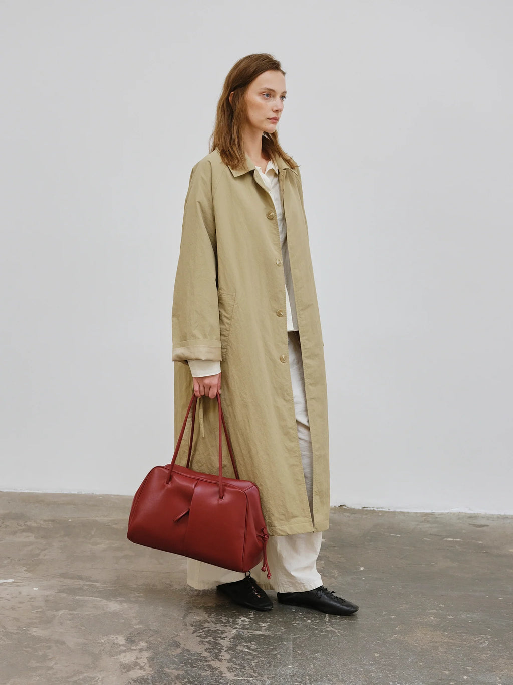 Brooklyn bag cherry red