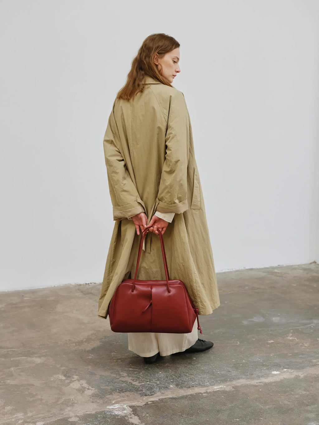 Brooklyn bag cherry red