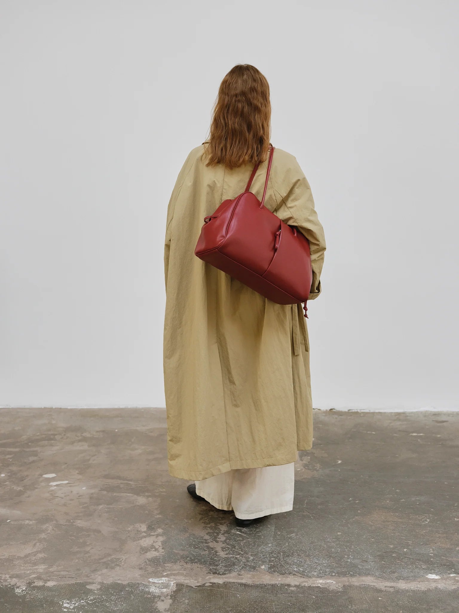 Brooklyn bag cherry red