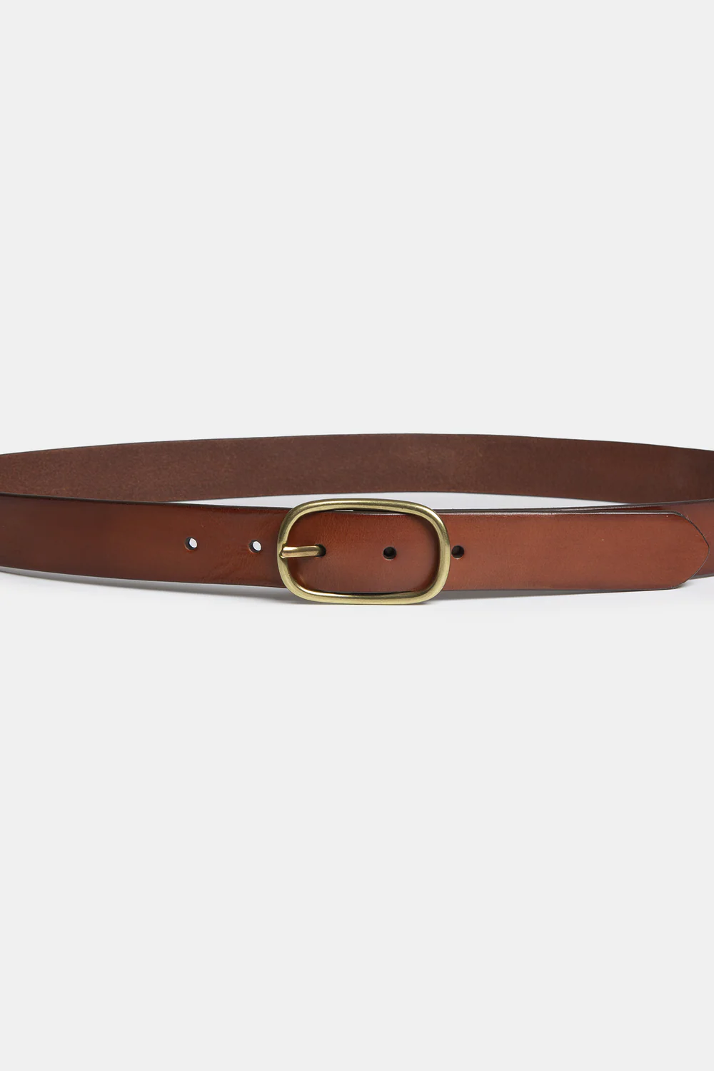 New raw belt brown