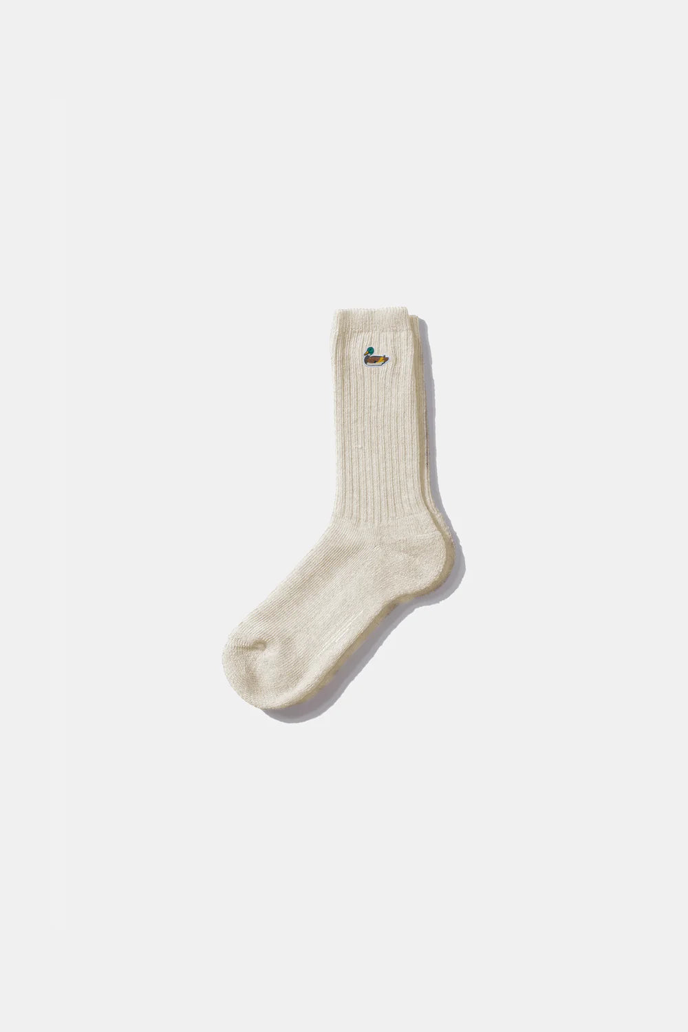 Duck socks off white
