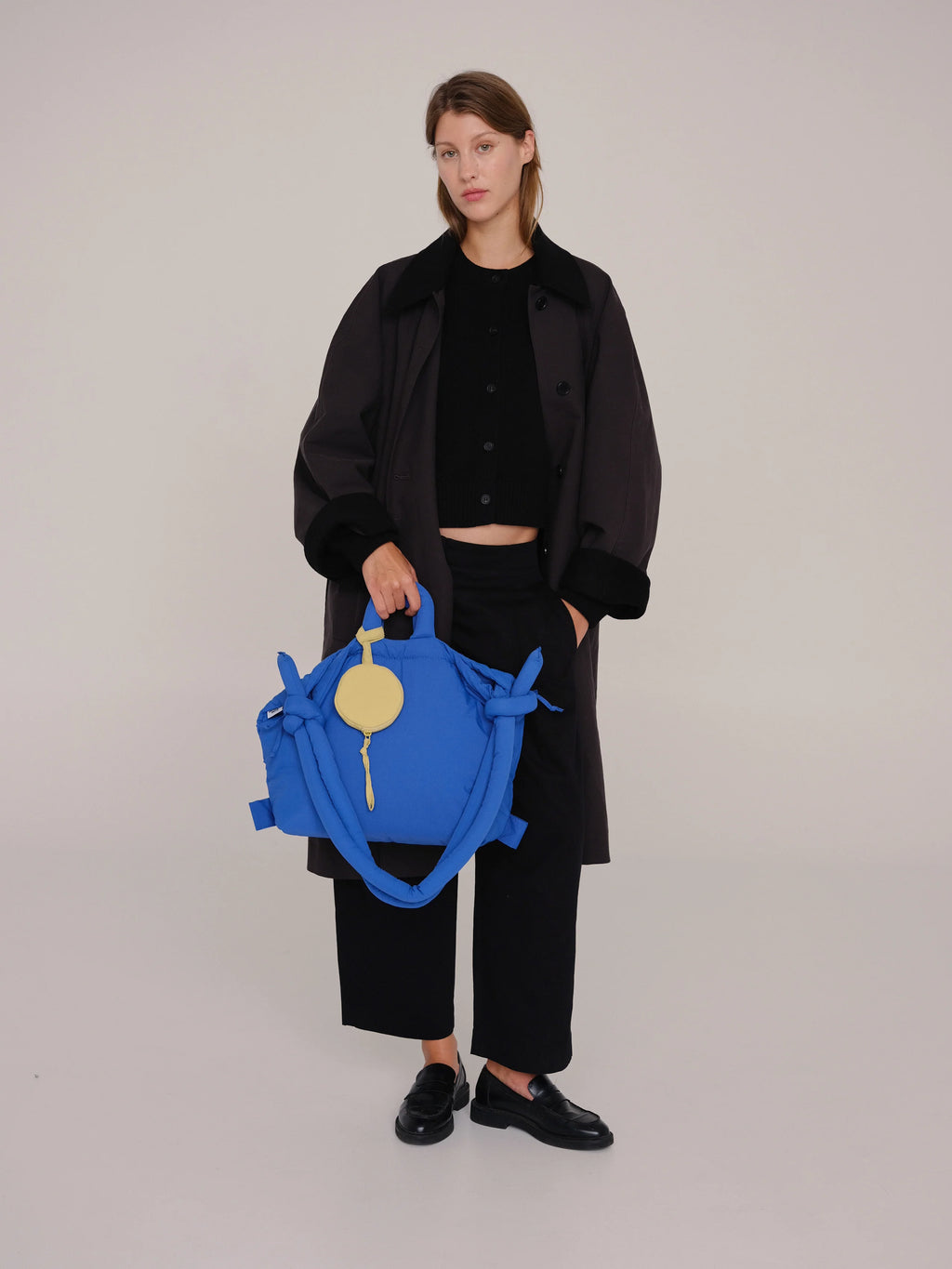 Circular min purse lime