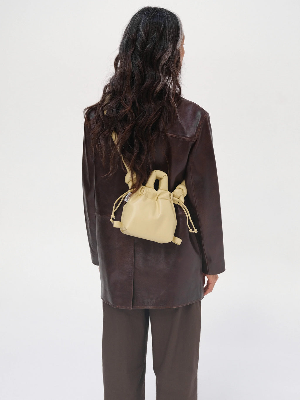 Ona micro bag vegan leather butter yellow