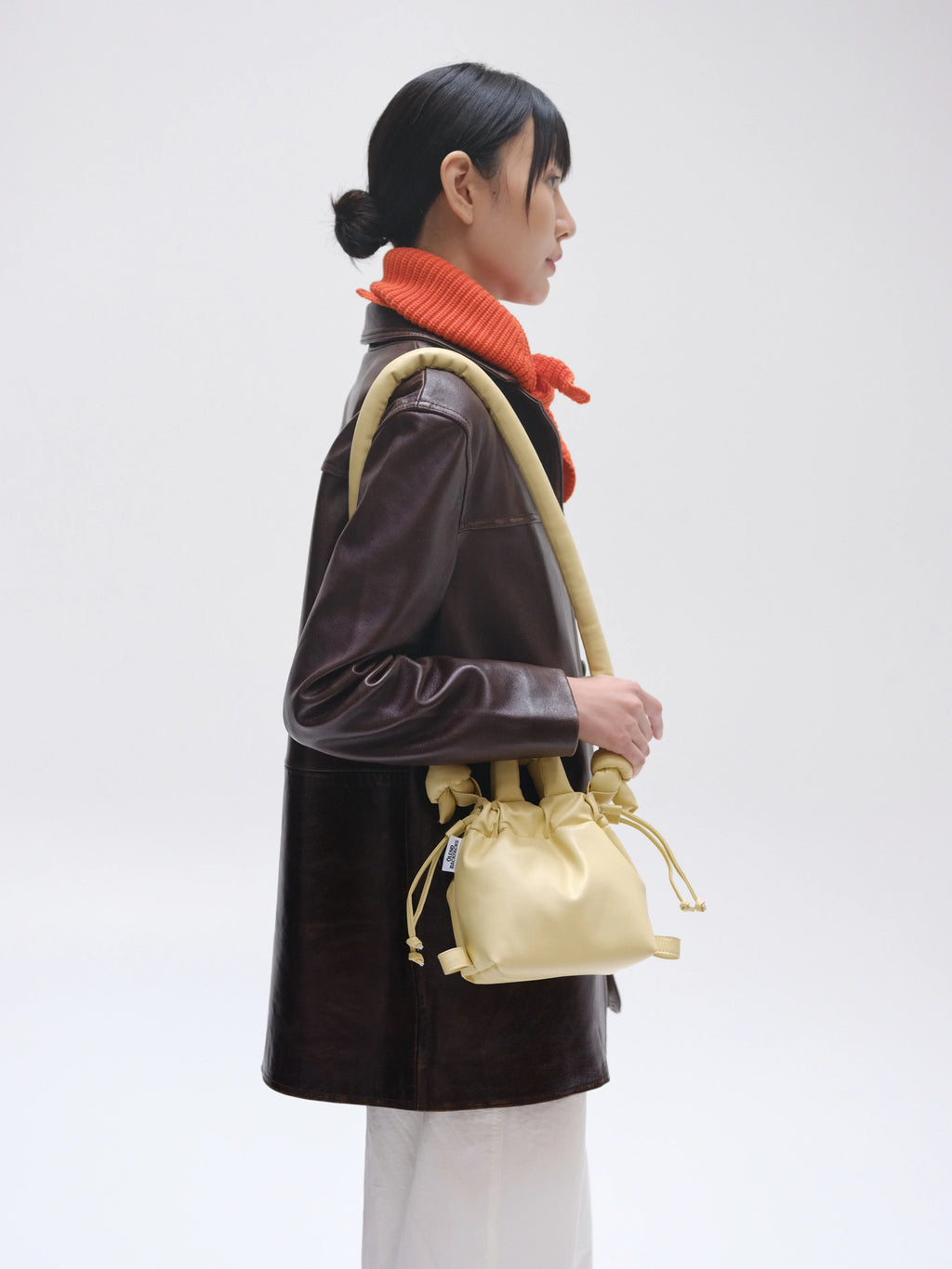 Ona micro bag vegan leather butter yellow