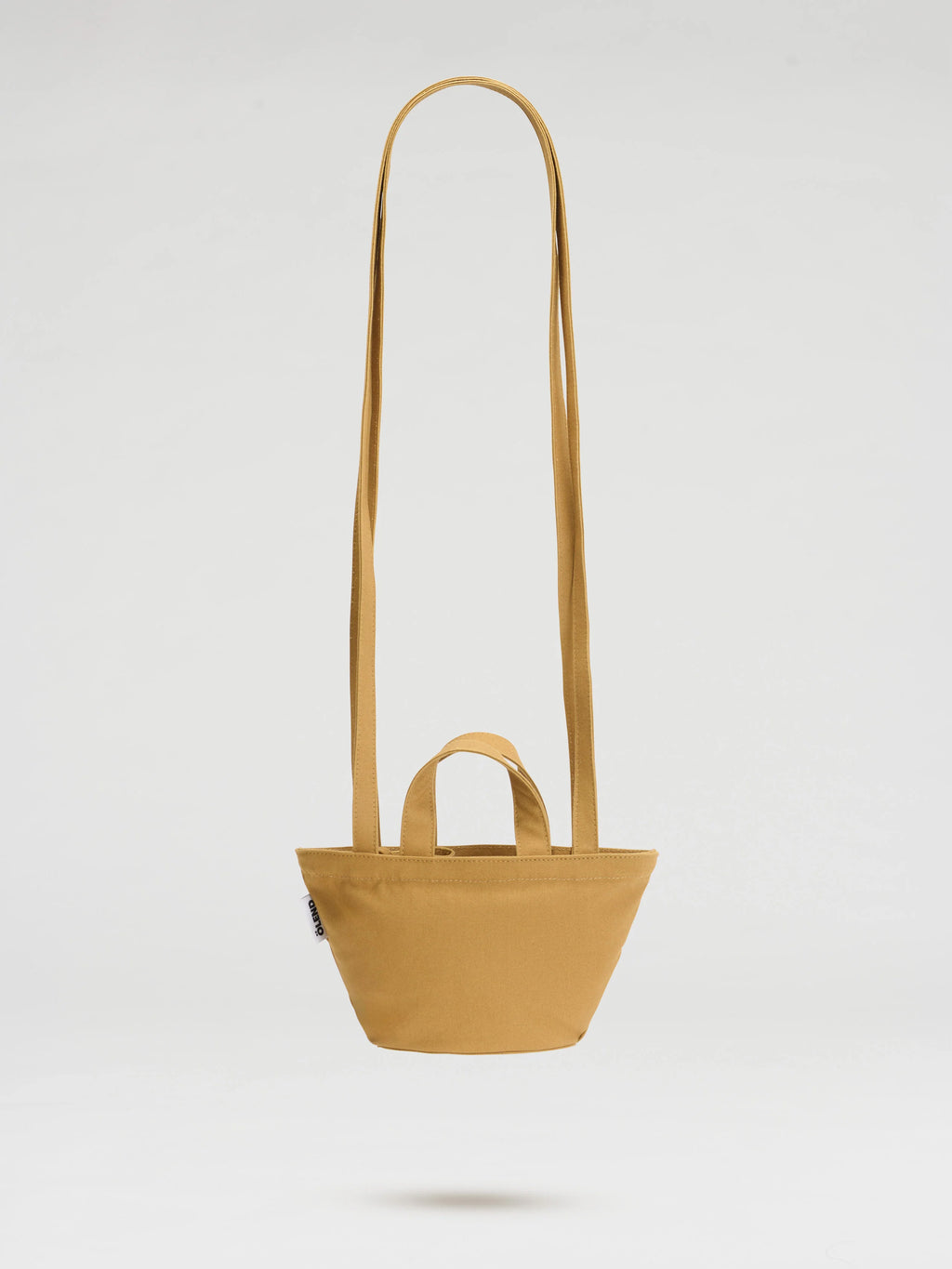 Mini basket bag mustard