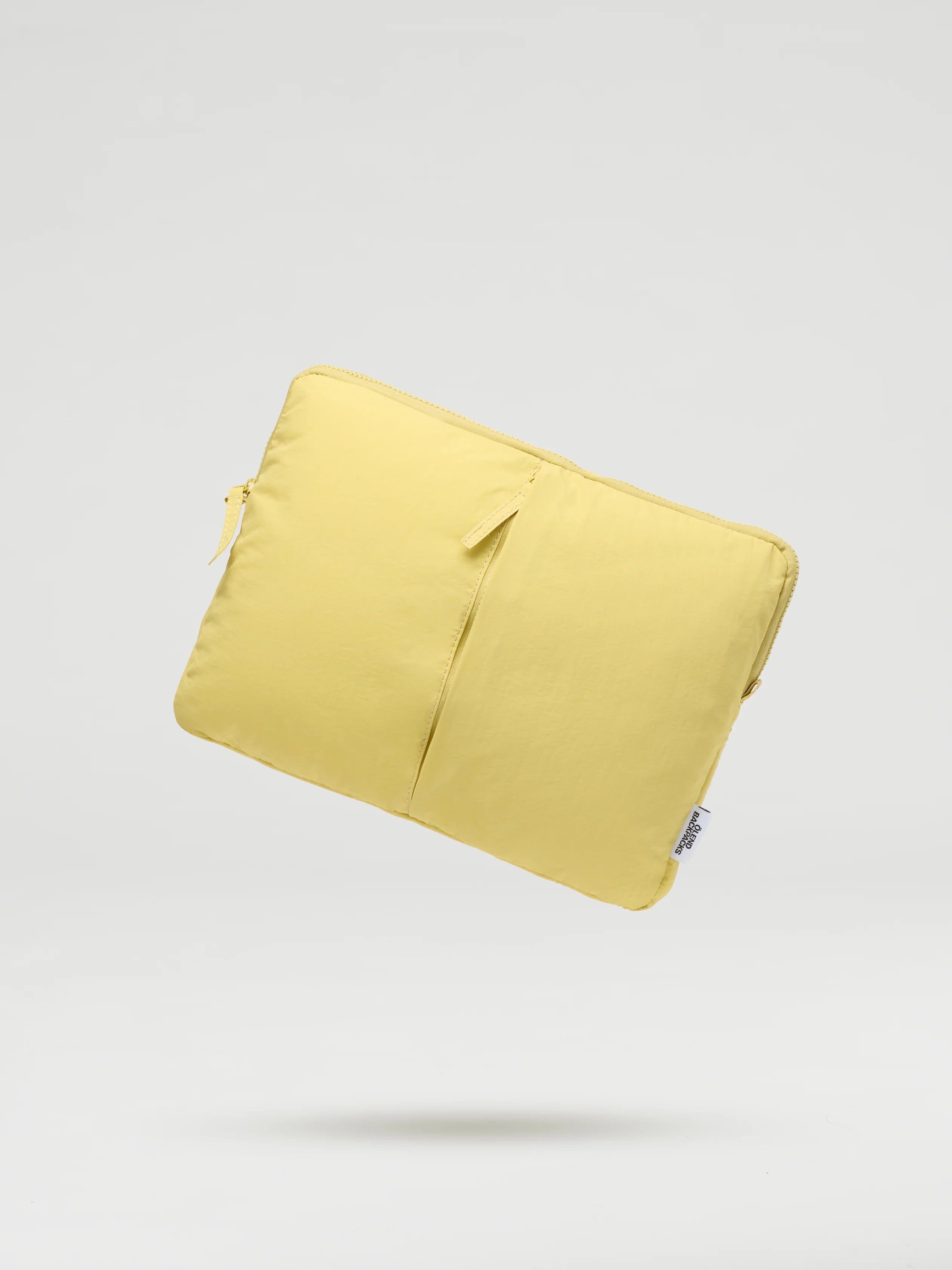 Padded laptop sleeve lime