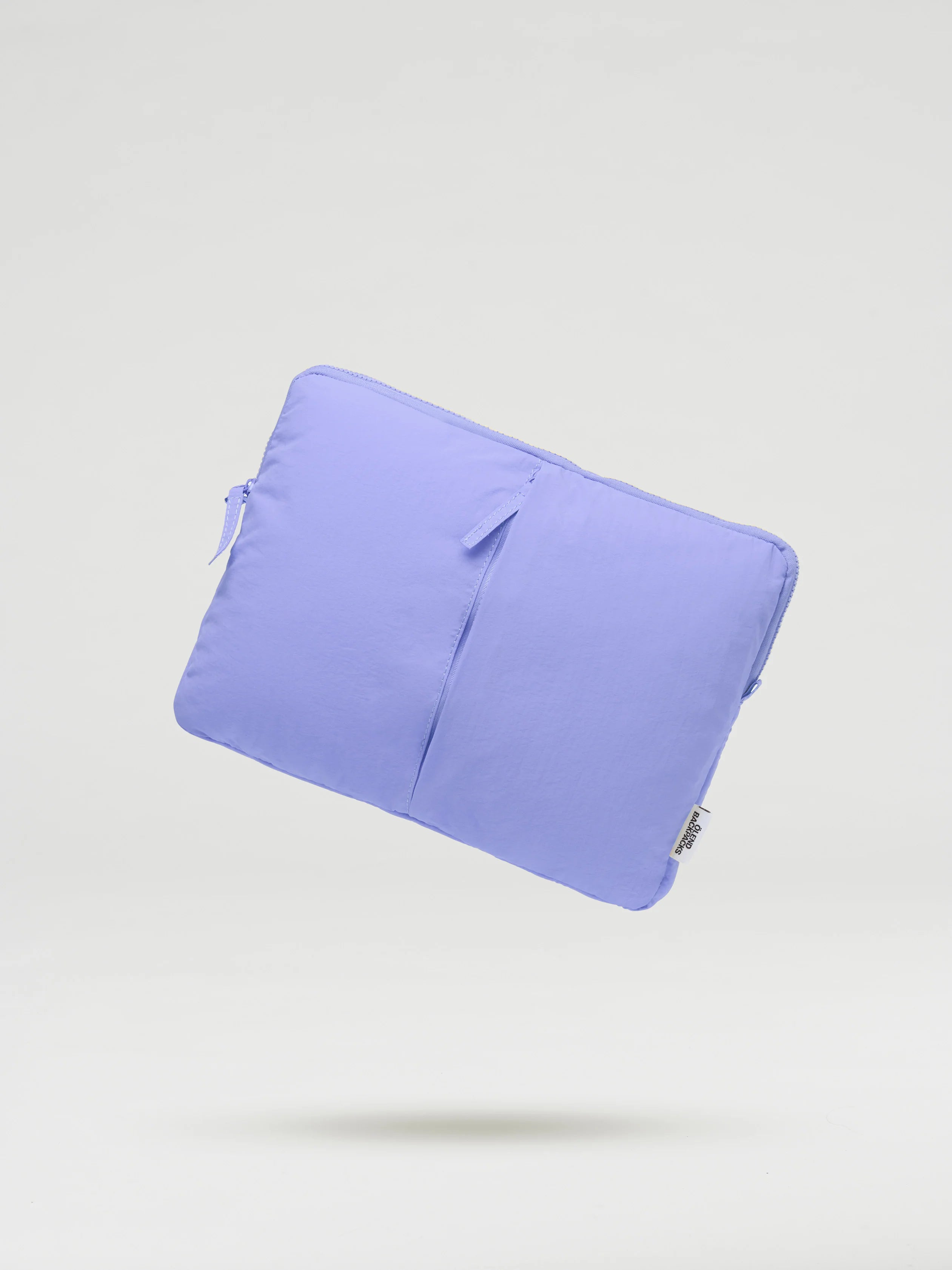 Padded laptop sleeve lilac