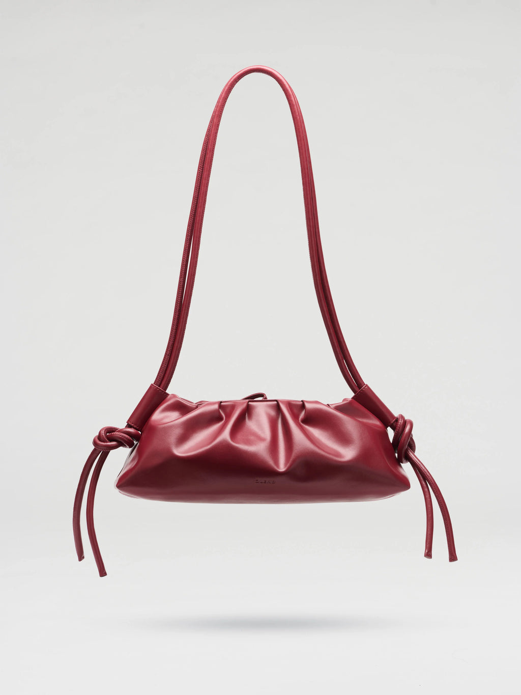 Dumpling bag cherry red