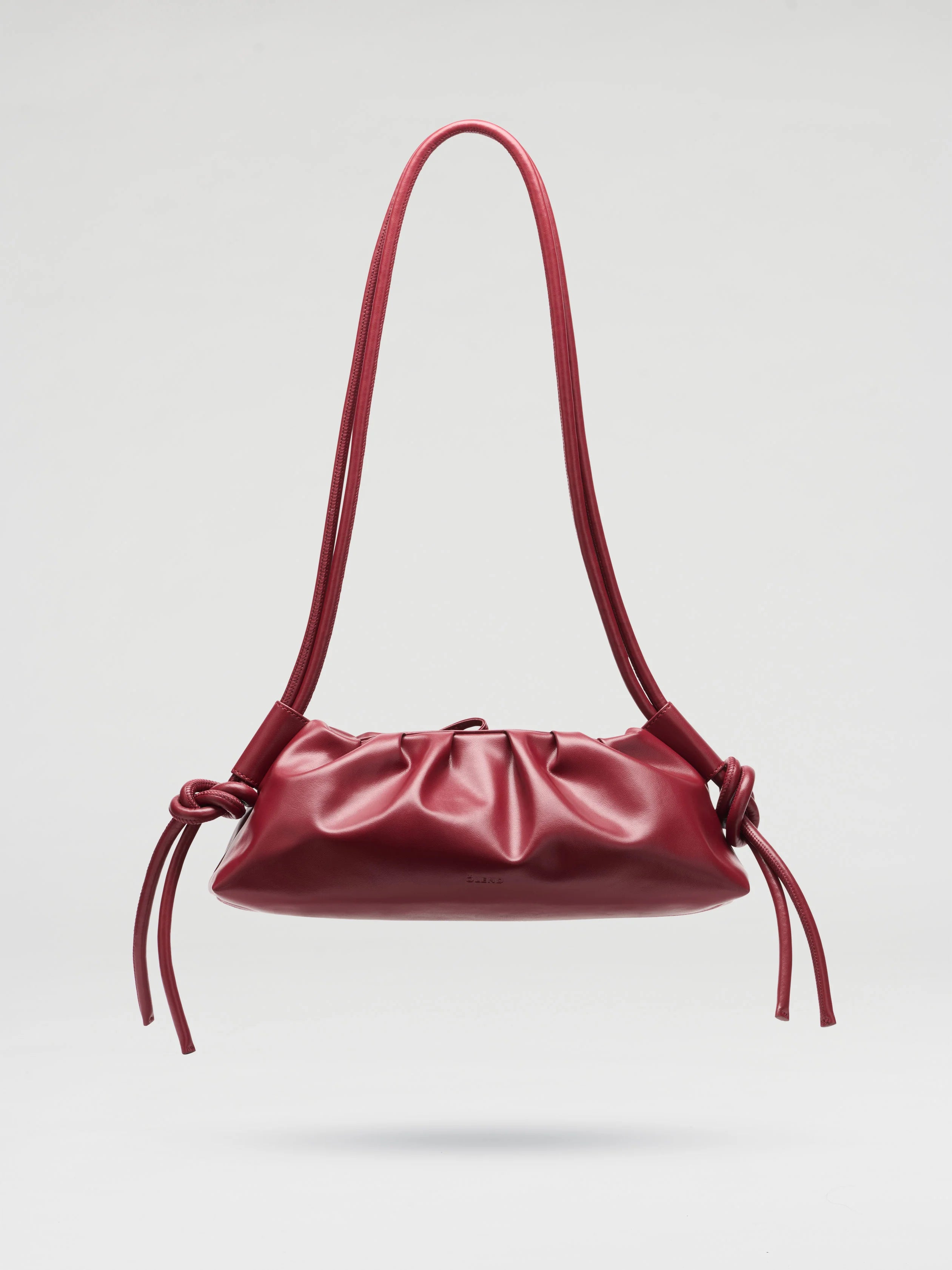Dumpling bag cherry red