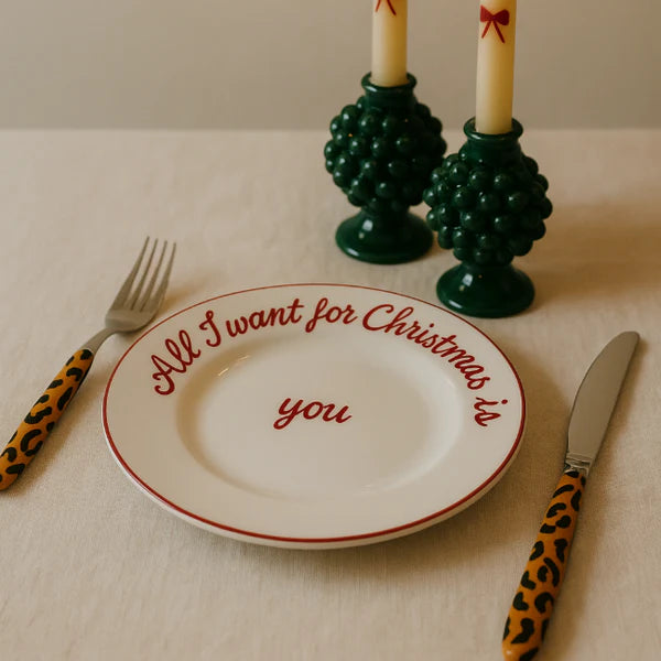 Assiette All I Want for Christmas