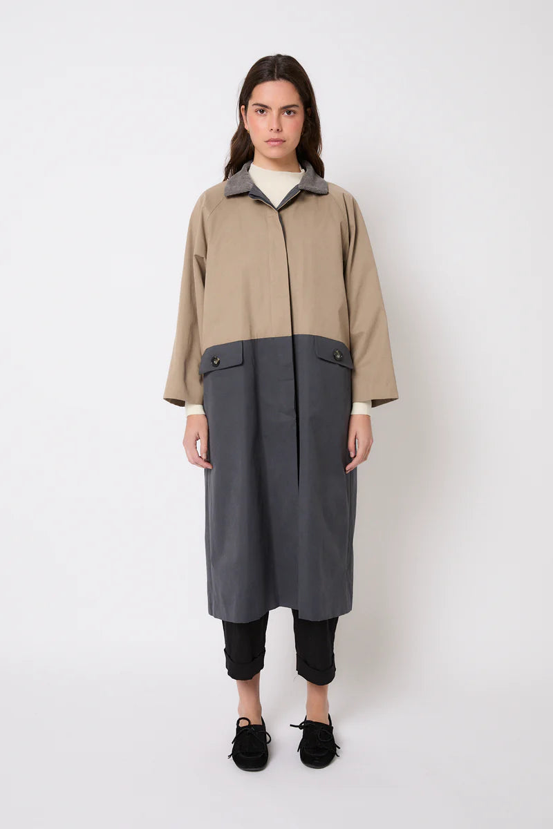 Gabardina duo gabardina bicolor