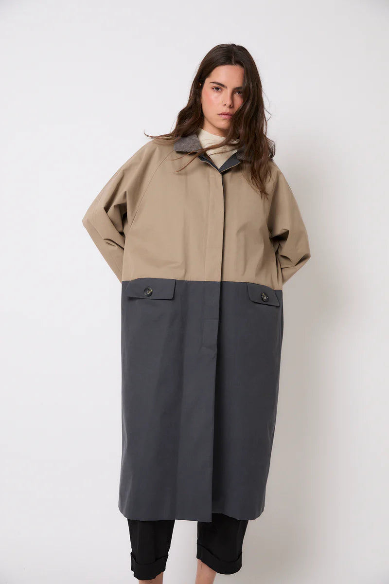Gabardina duo gabardina bicolor
