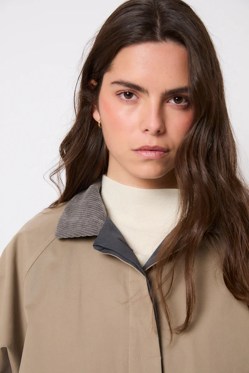 Gabardina duo gabardina bicolor