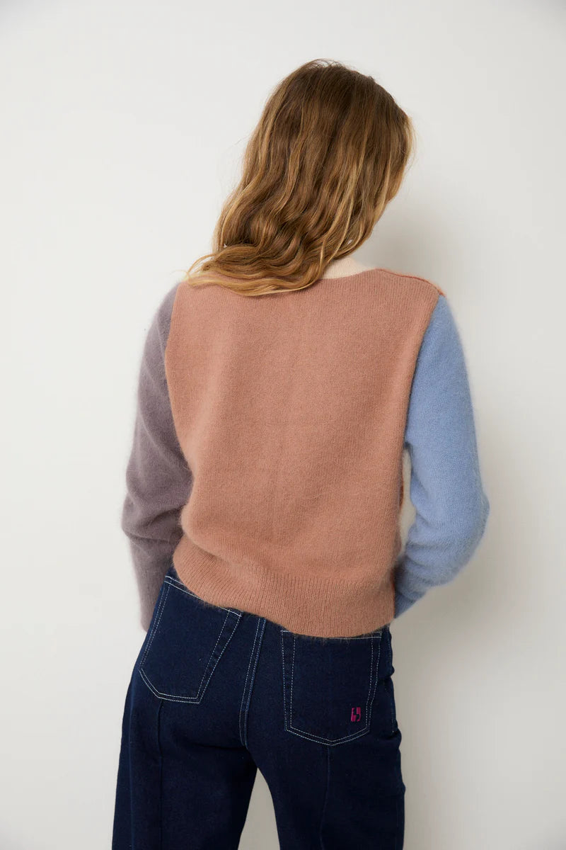 Veste nagoya maille caramel