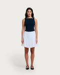 Jupe soleil moya white
