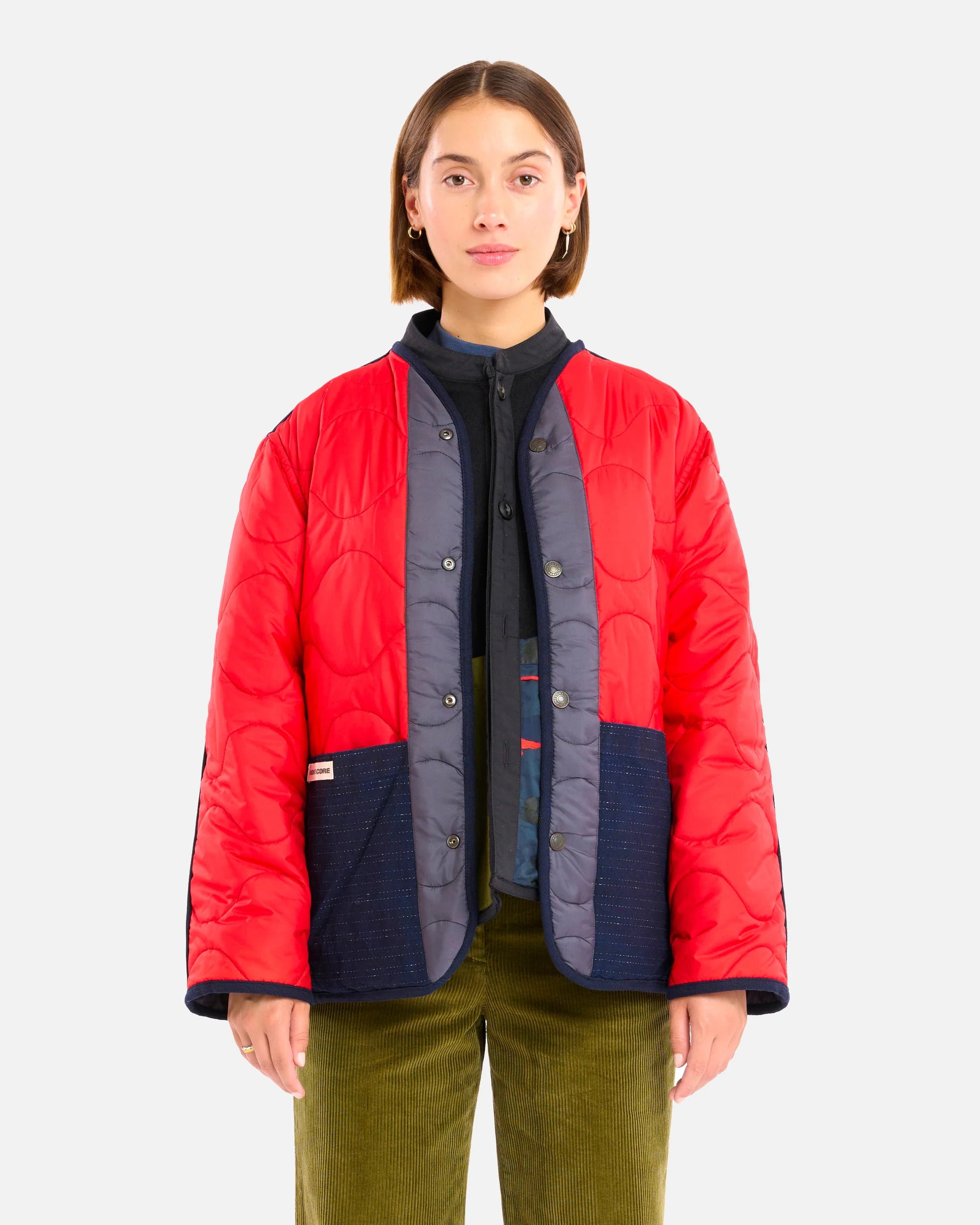 Veste superlight liner navy red