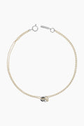 Sinead necklace gold palladium