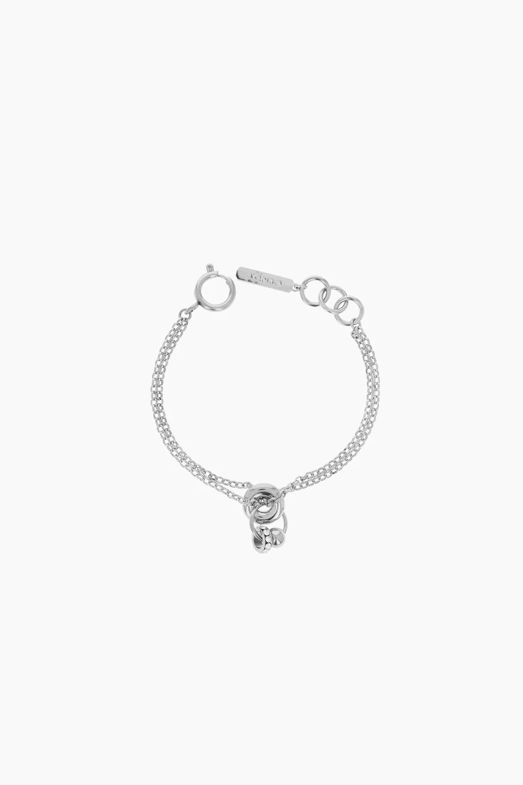 Sinead crystal bracelet palladium