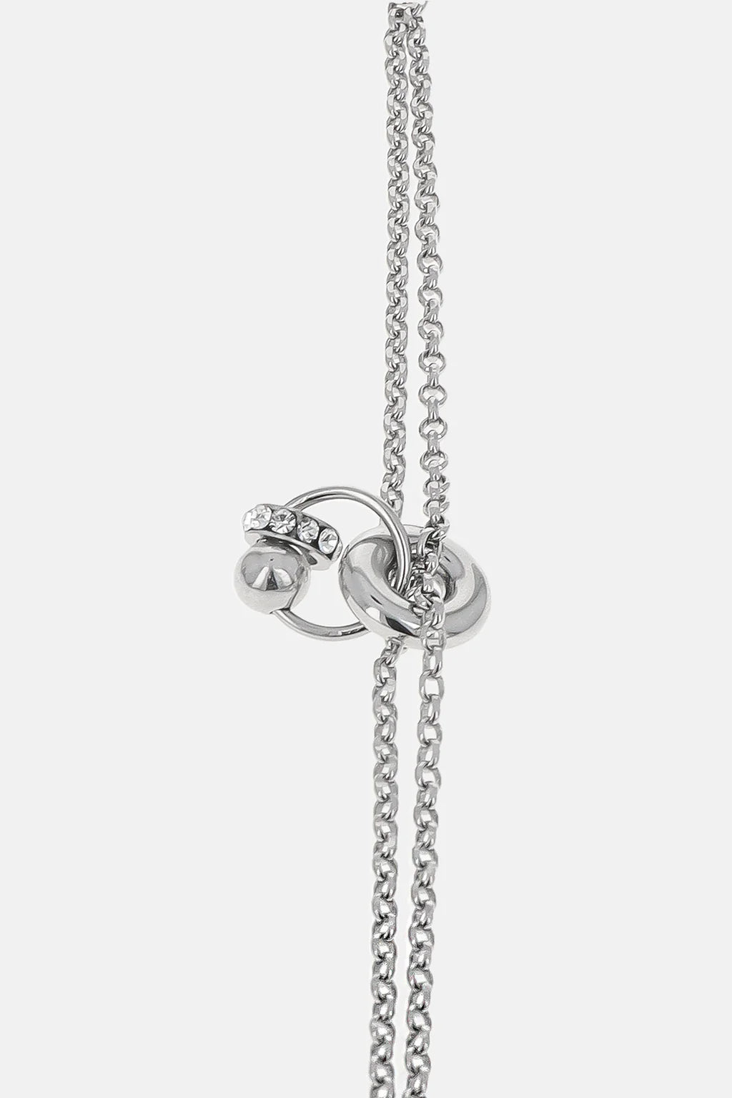Sinead crystal bracelet palladium