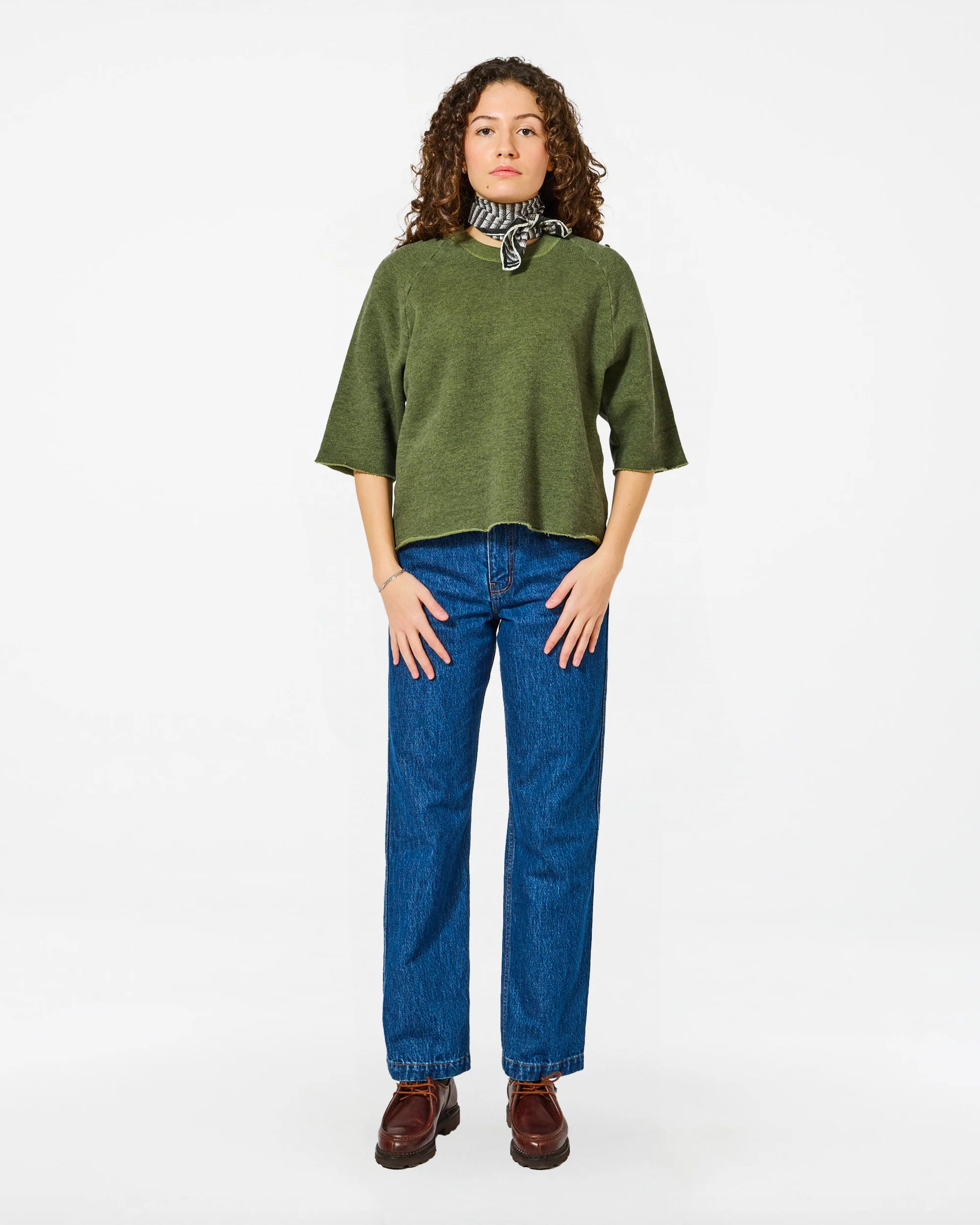 Sweatshirt terra rosemary green