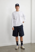 T shirt manches longues blanc hortensia