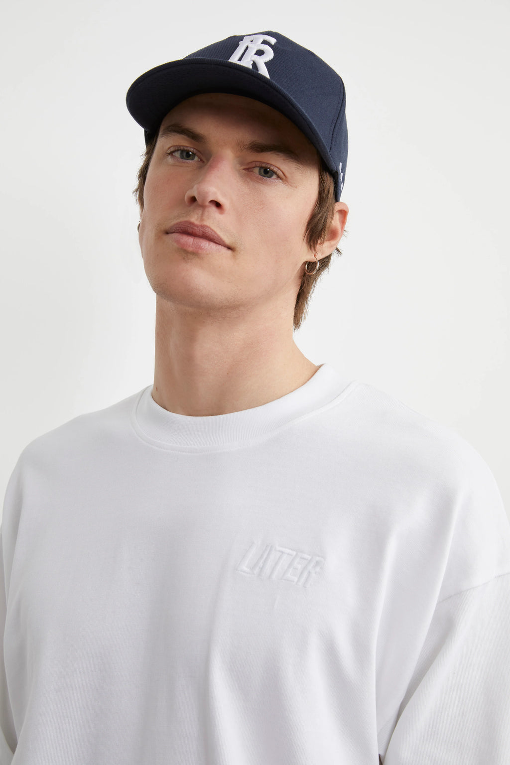 T shirt manches longues blanc hortensia