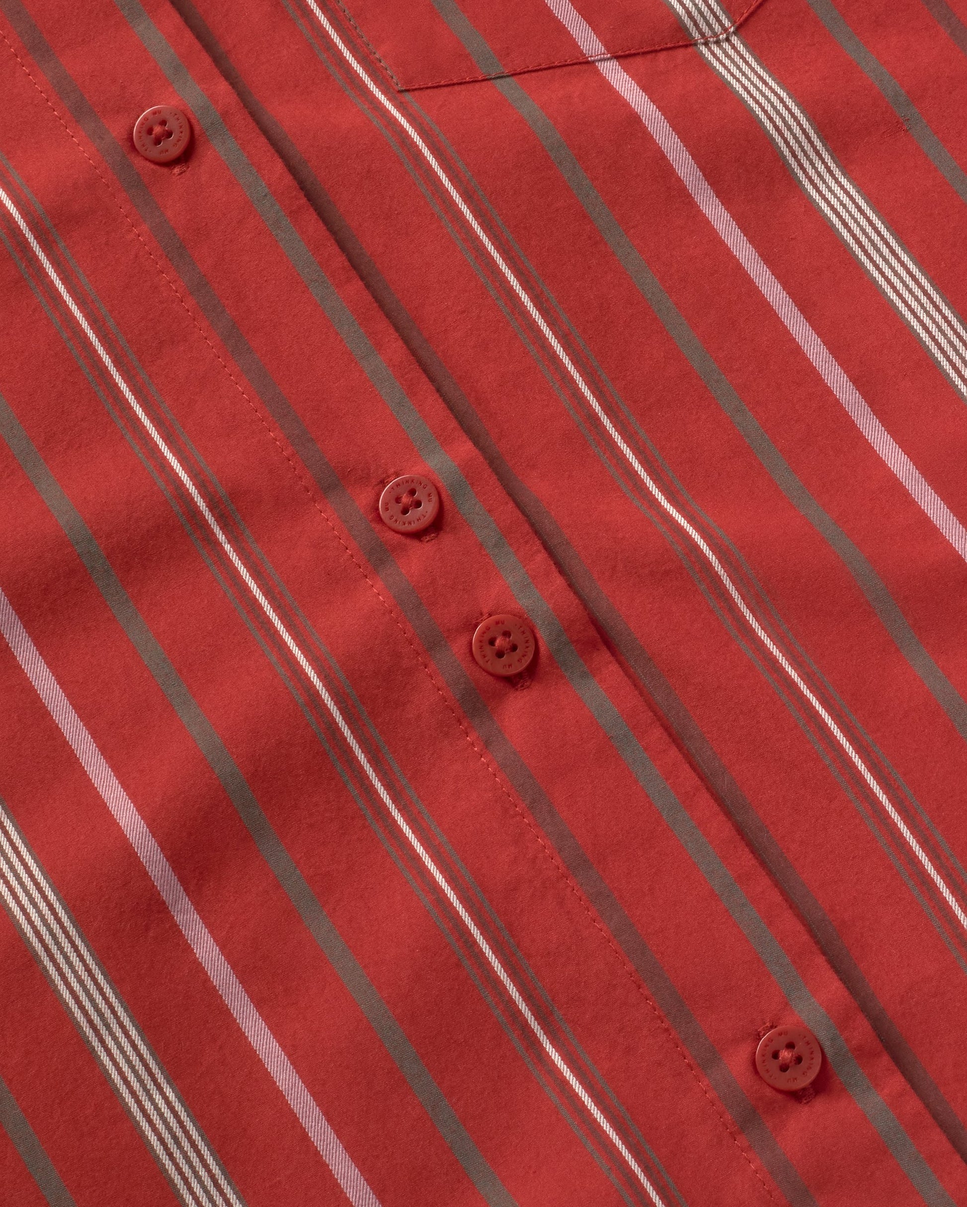 Red steffi stripes odelia blouse