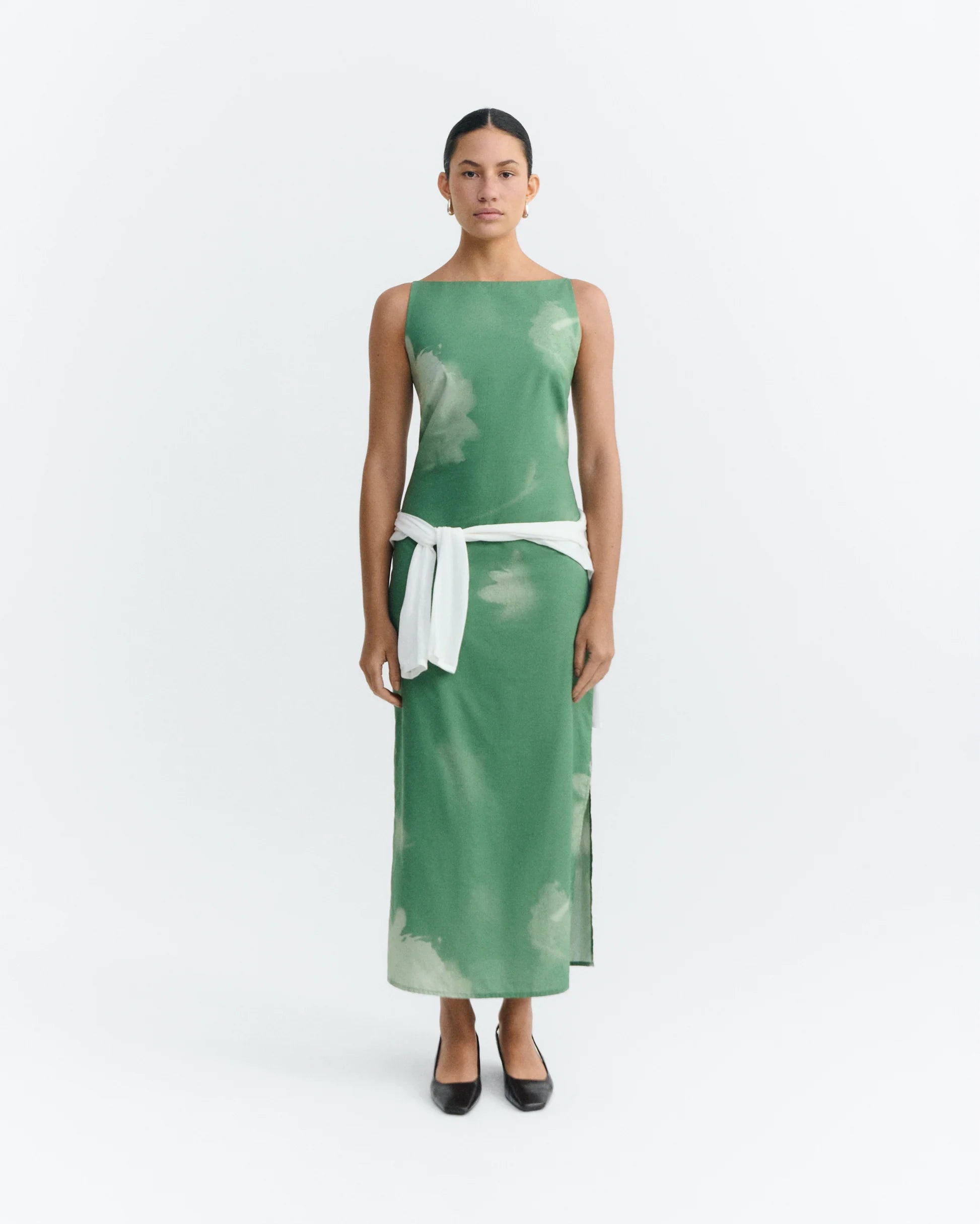 Sunniva long dress green