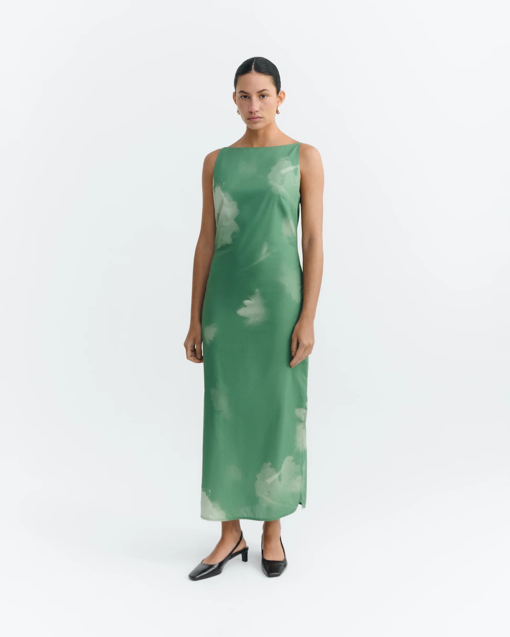 Sunniva long dress green