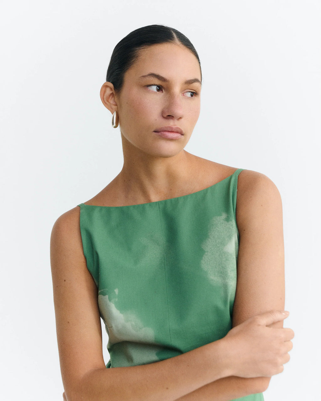 Sunniva long dress green