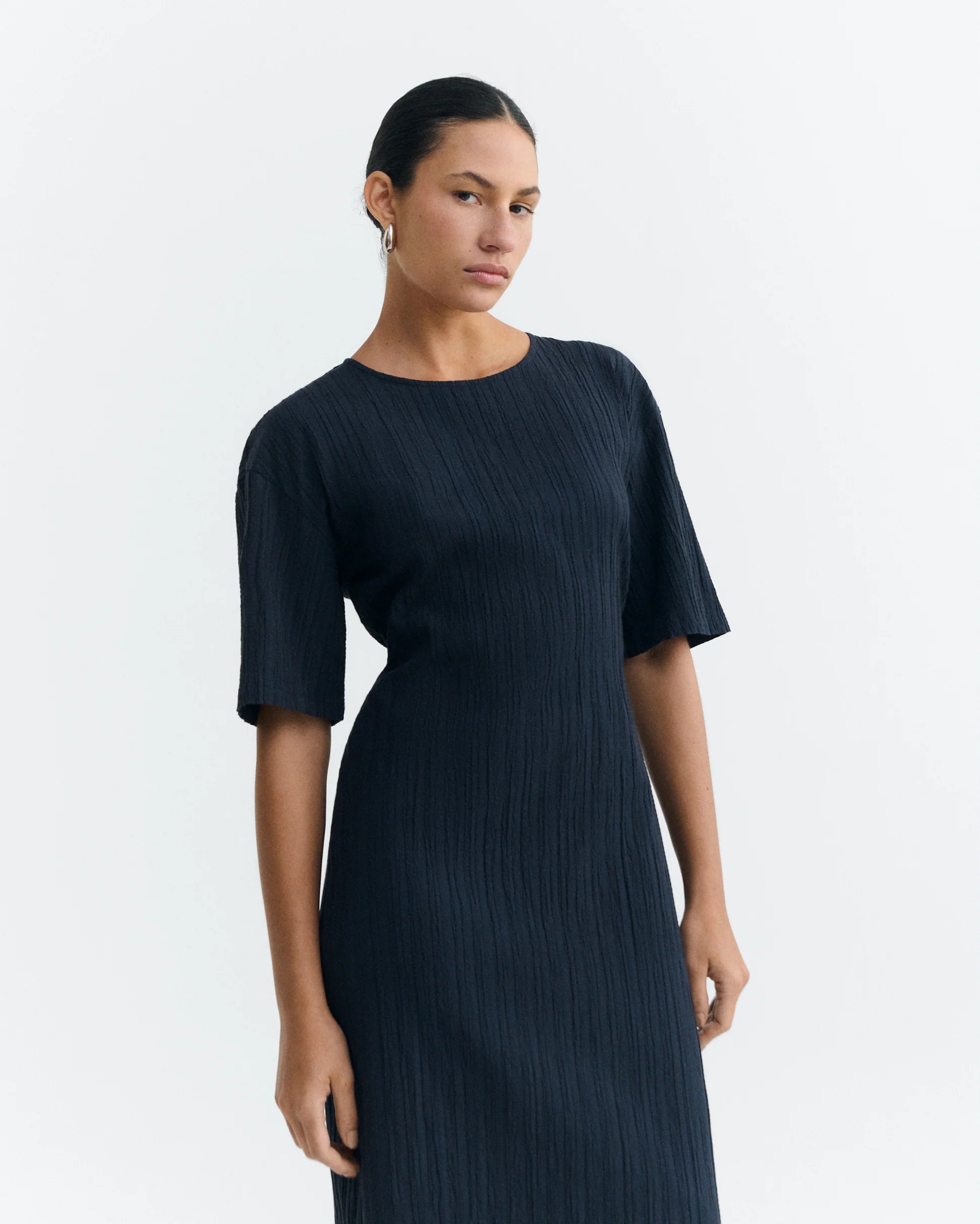 Kina long dress navy