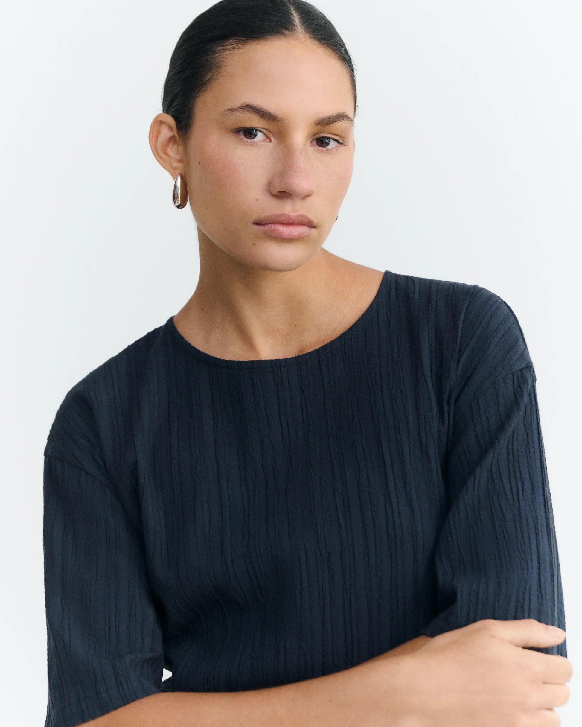 Kina long dress navy