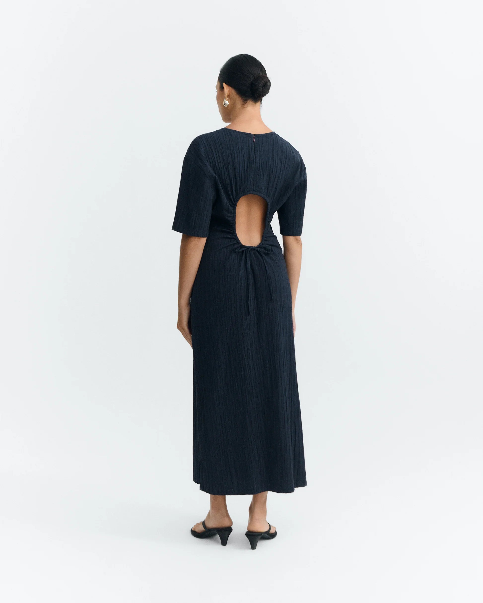 Kina long dress navy