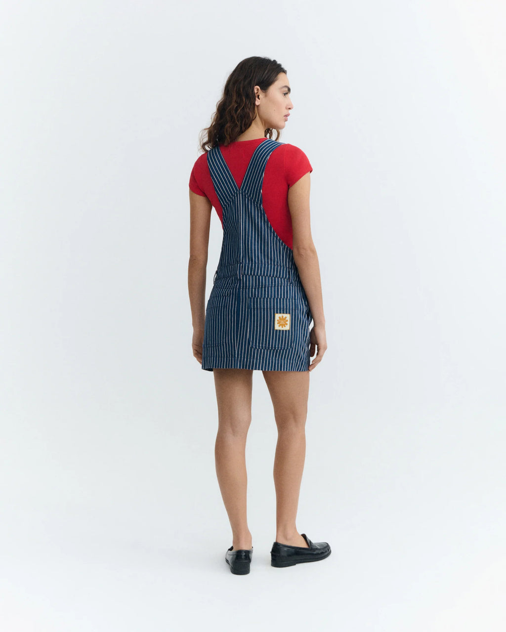 Rafaela railway stripes dress