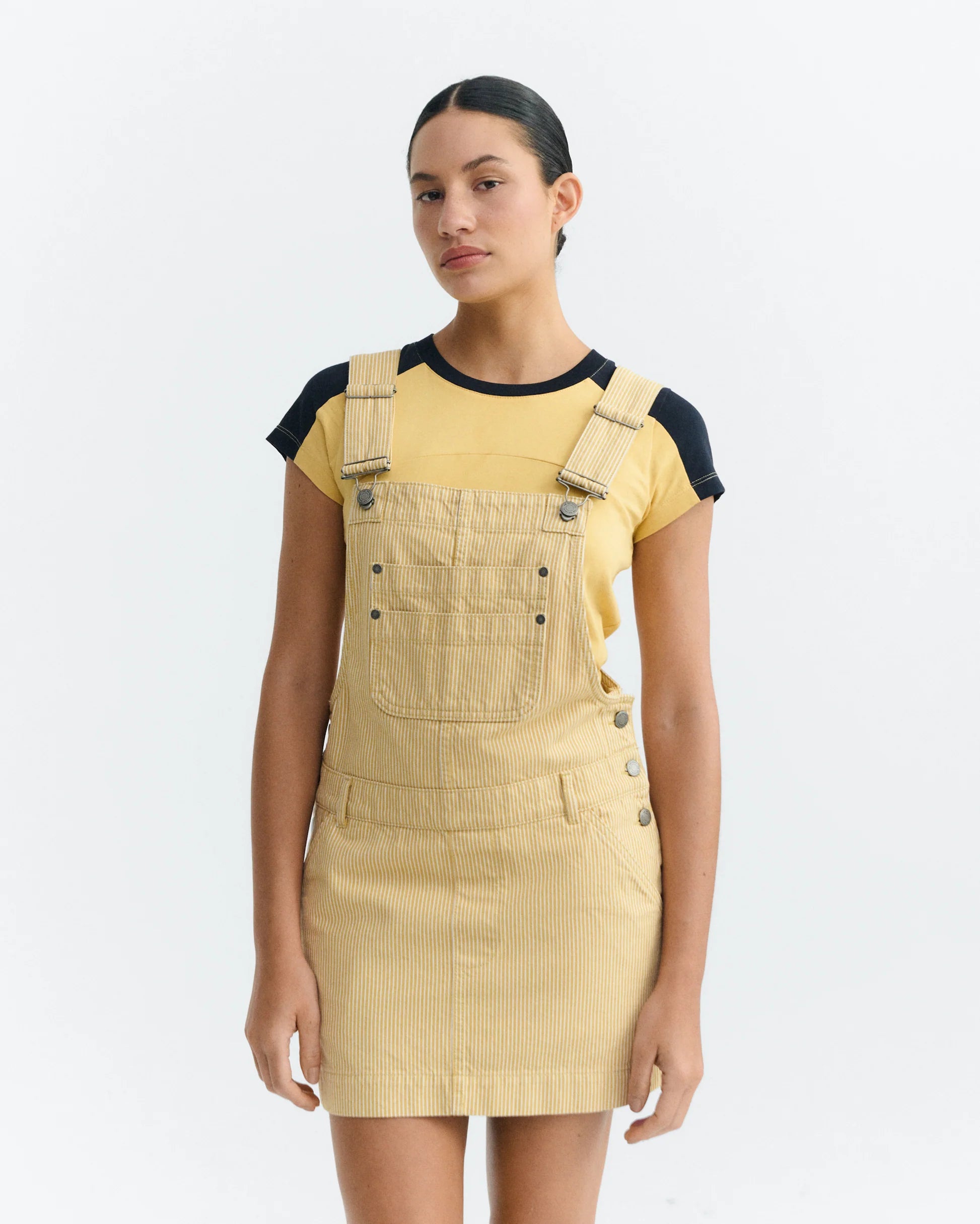 Rafaela nogal stripes dress