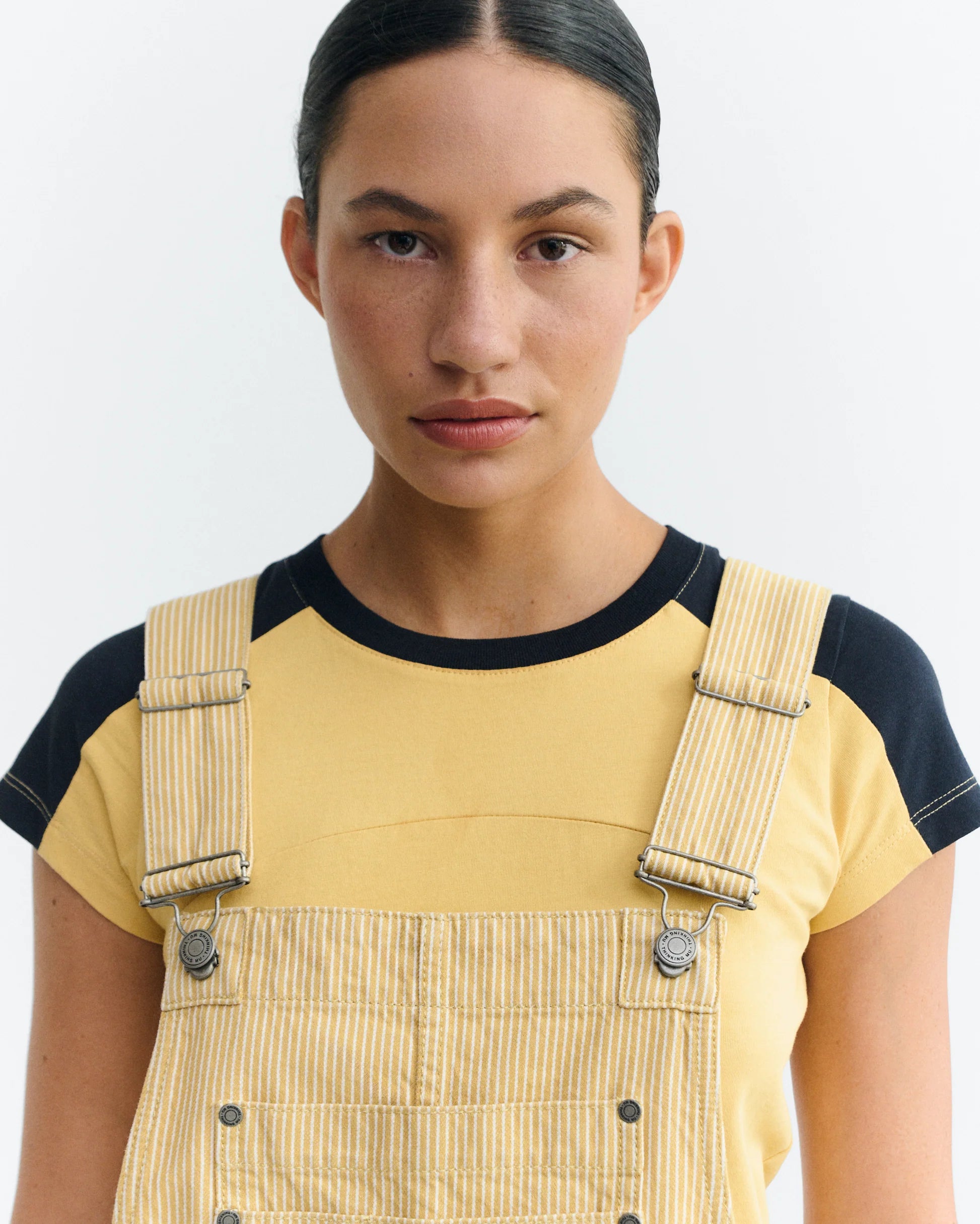 Rafaela nogal stripes dress