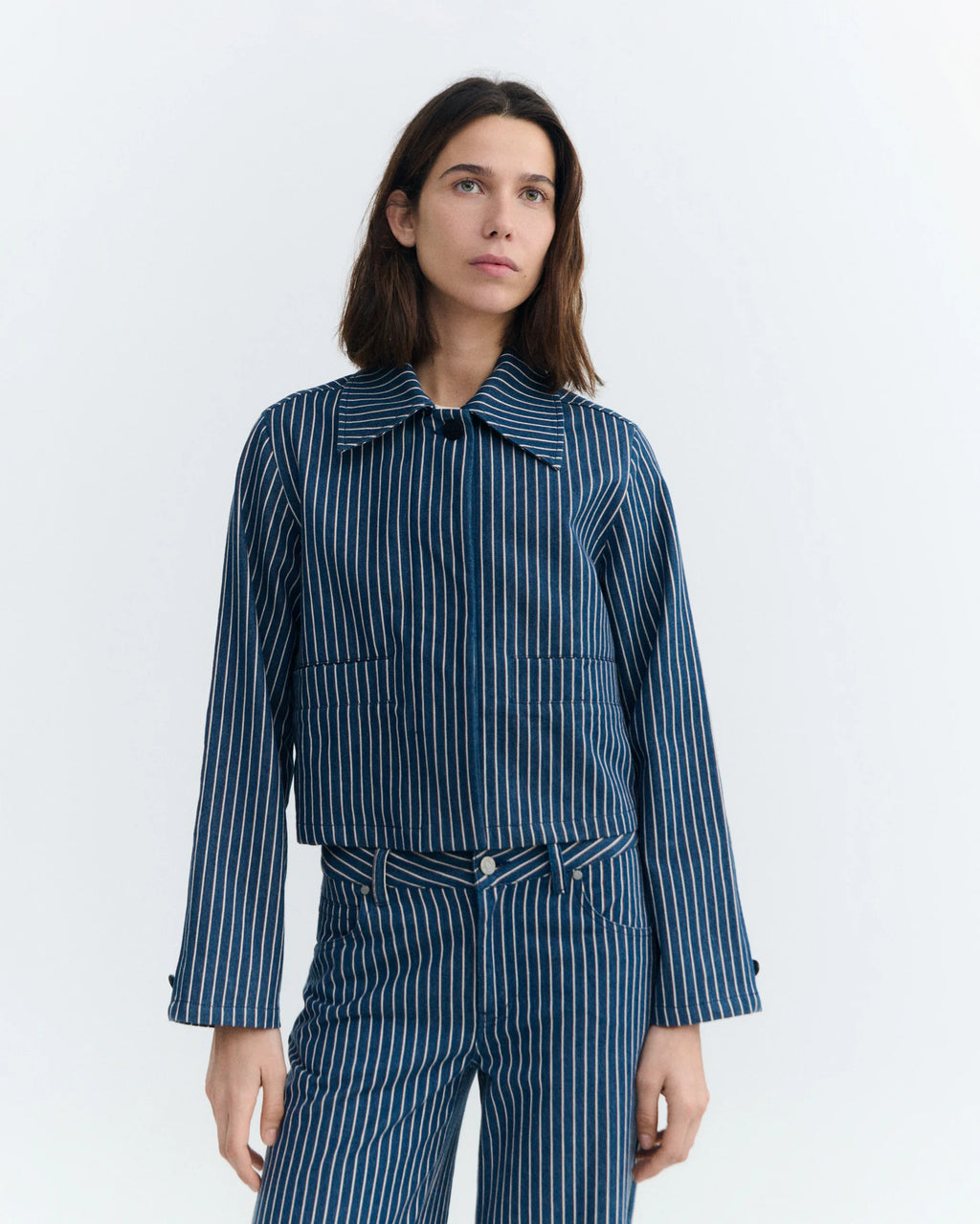 Astrid railway jacket stripes