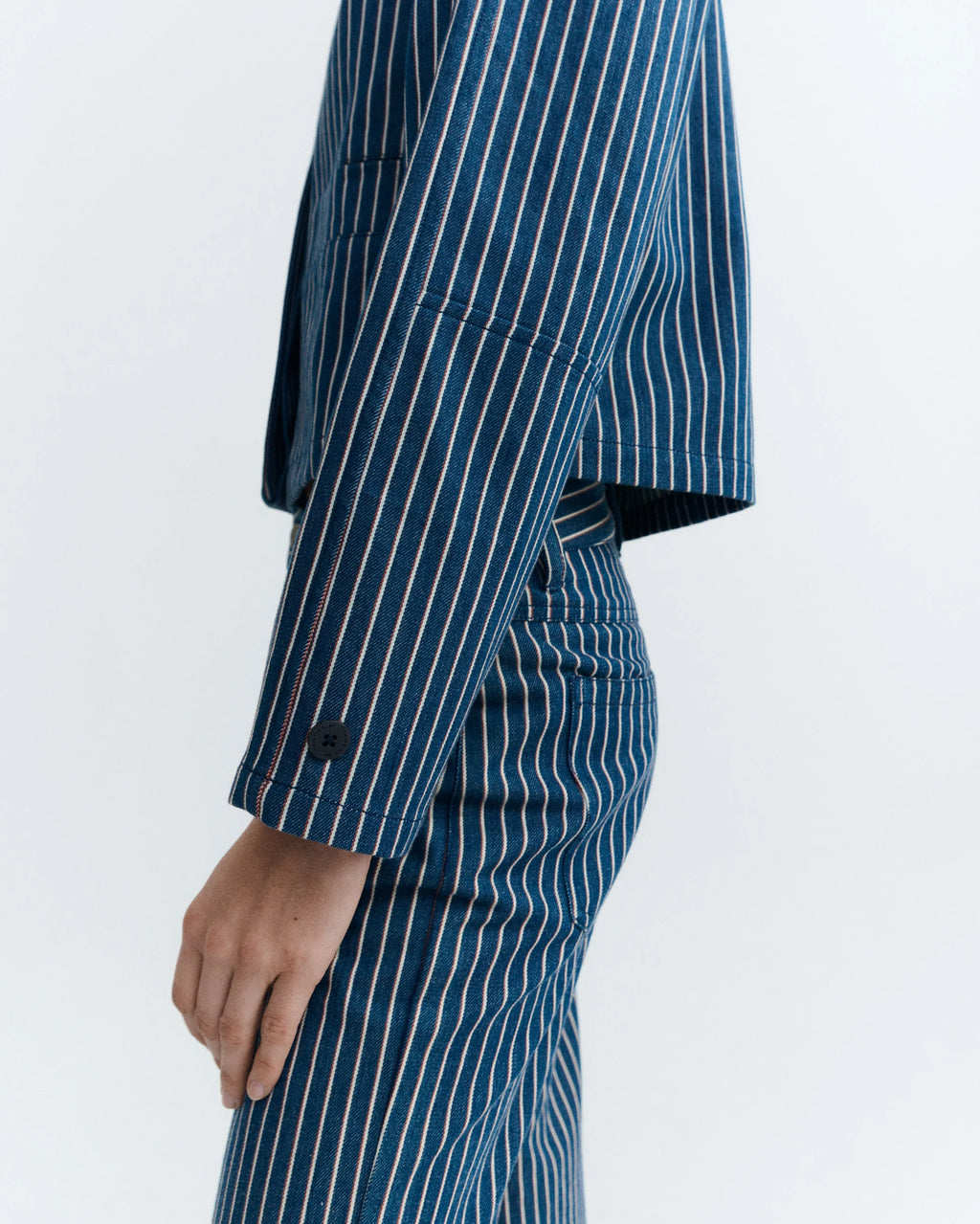Astrid railway jacket stripes