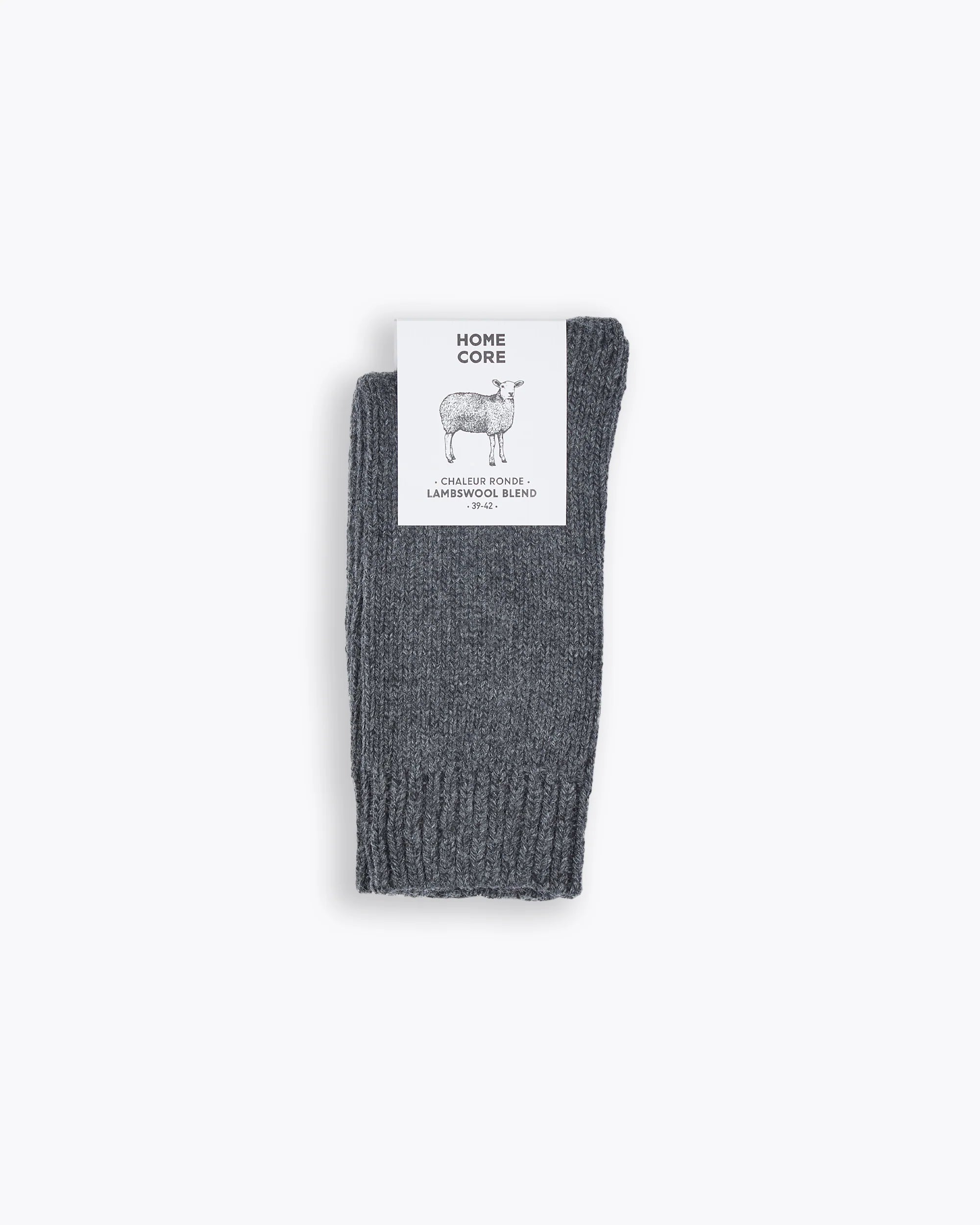 Wool socks rustic anthracite