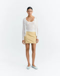 Mina nogal stripes skirt