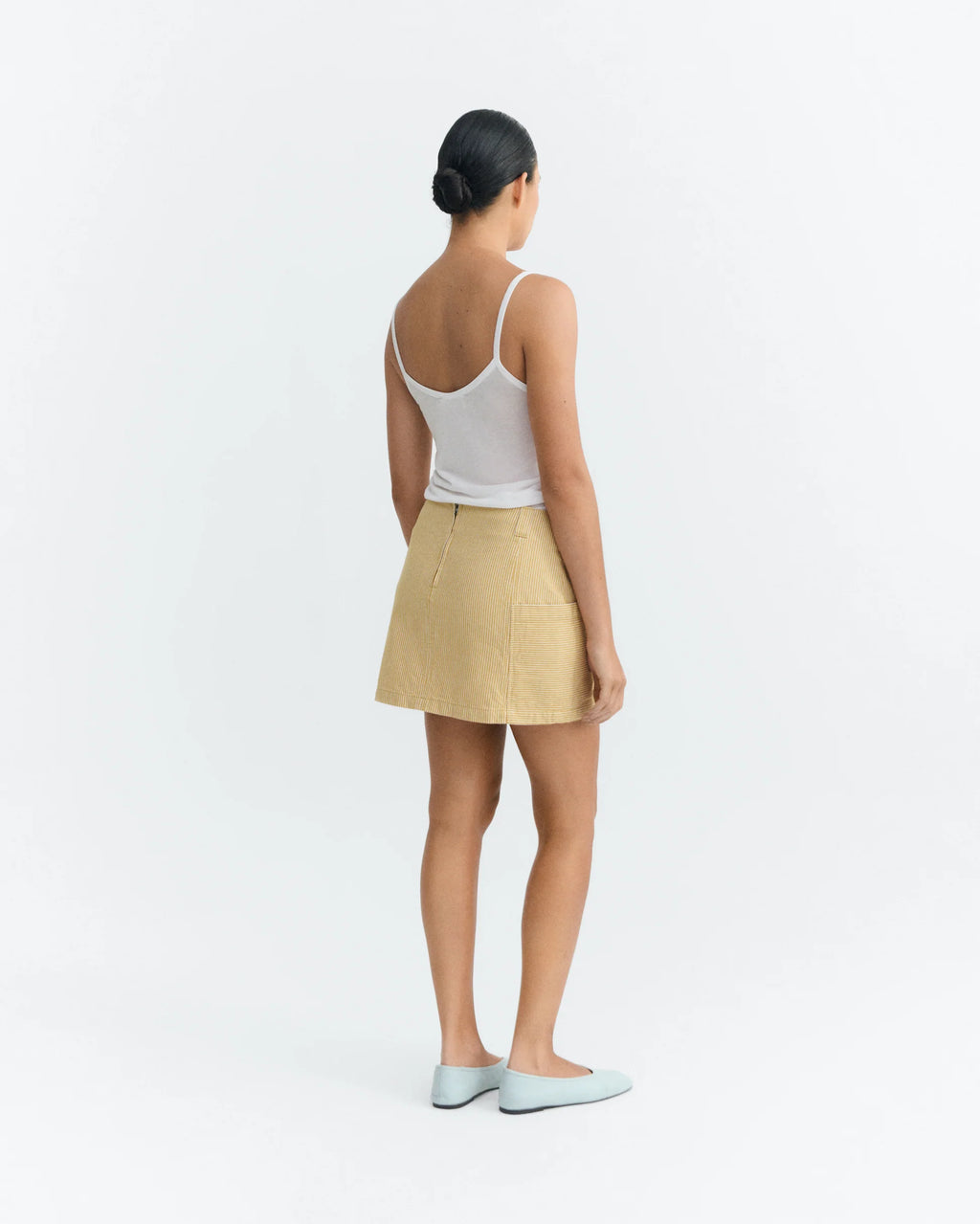 Mina nogal stripes skirt