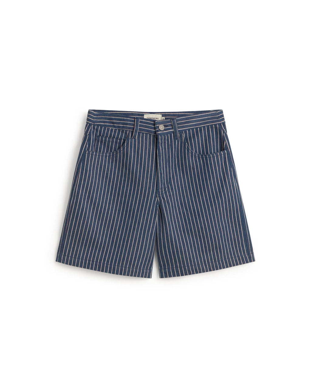 Luisa railway stripes shorts