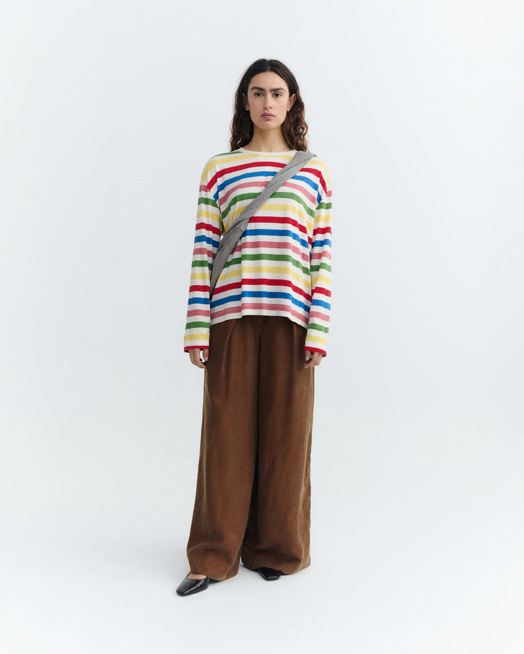 Emily tee med stripes