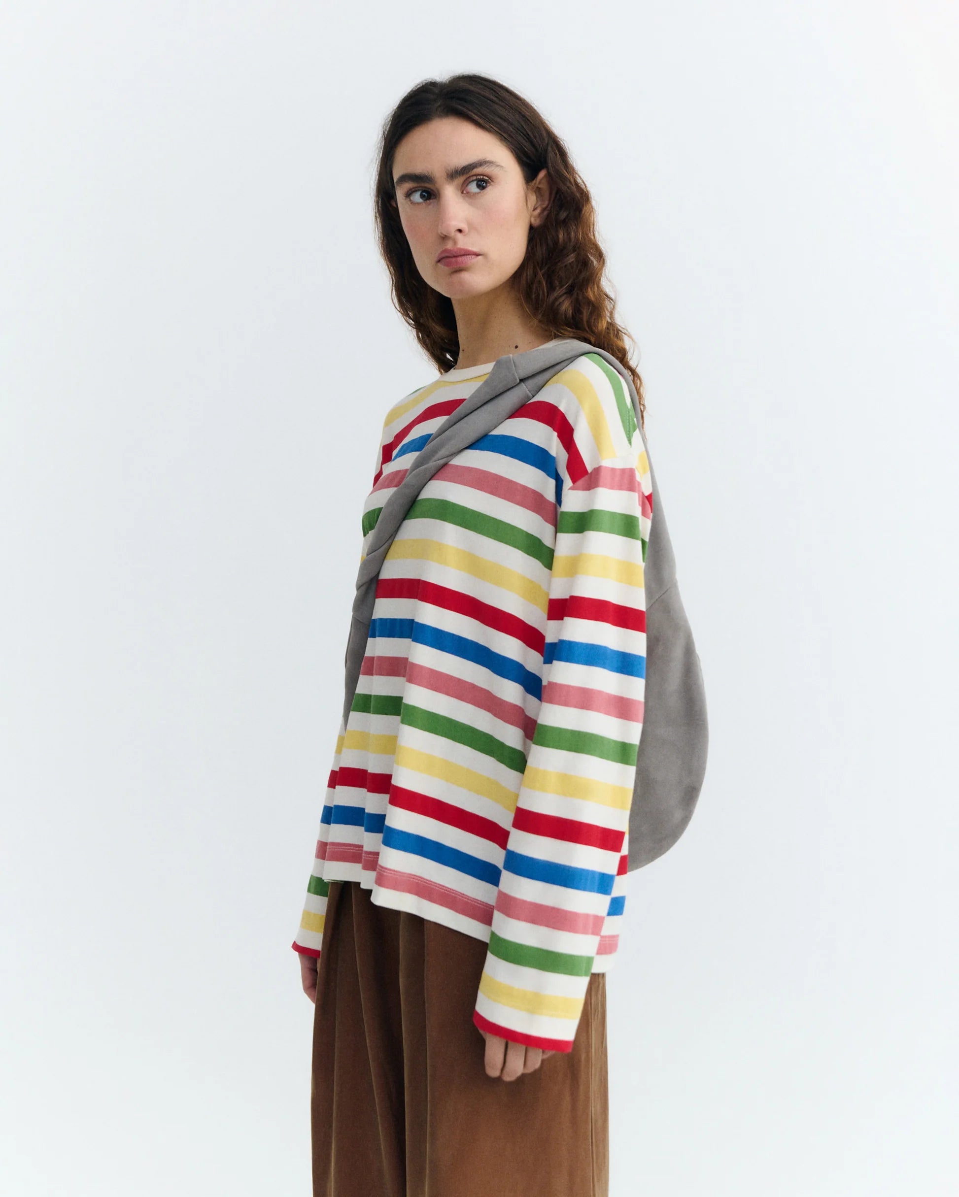 Emily tee med stripes