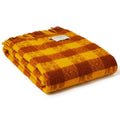 Plaid laine vierge or