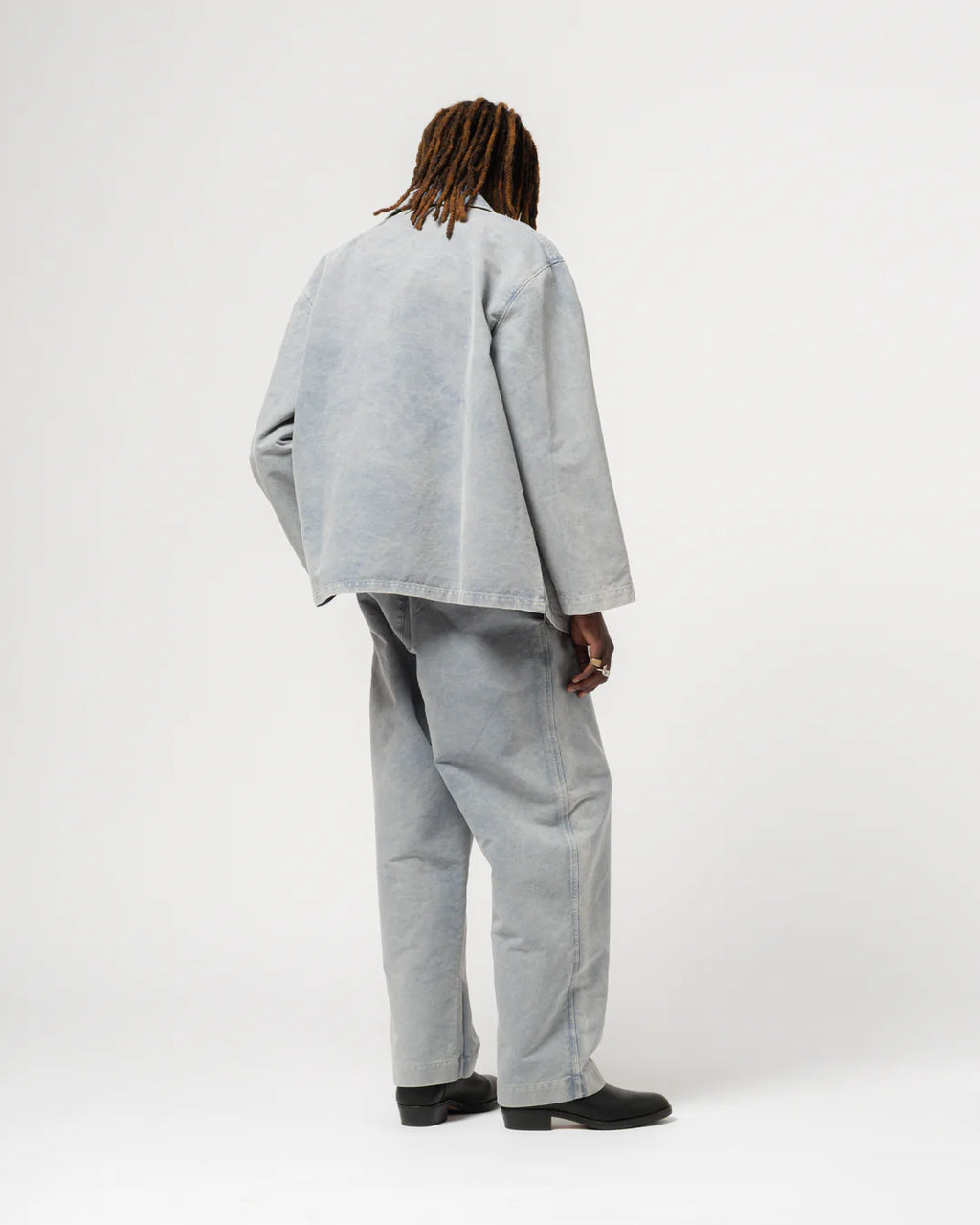 Coach jacket nebraska cotton coastal blue