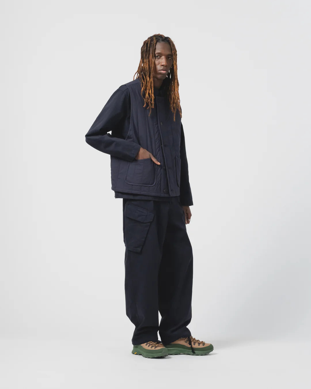 Barrage vest quilted cotton Inkt