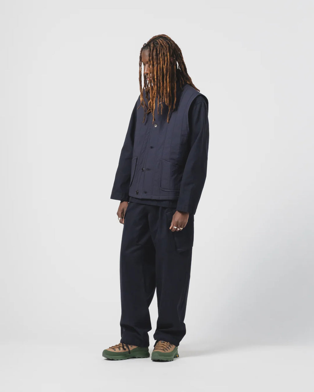 Barrage vest quilted cotton Inkt