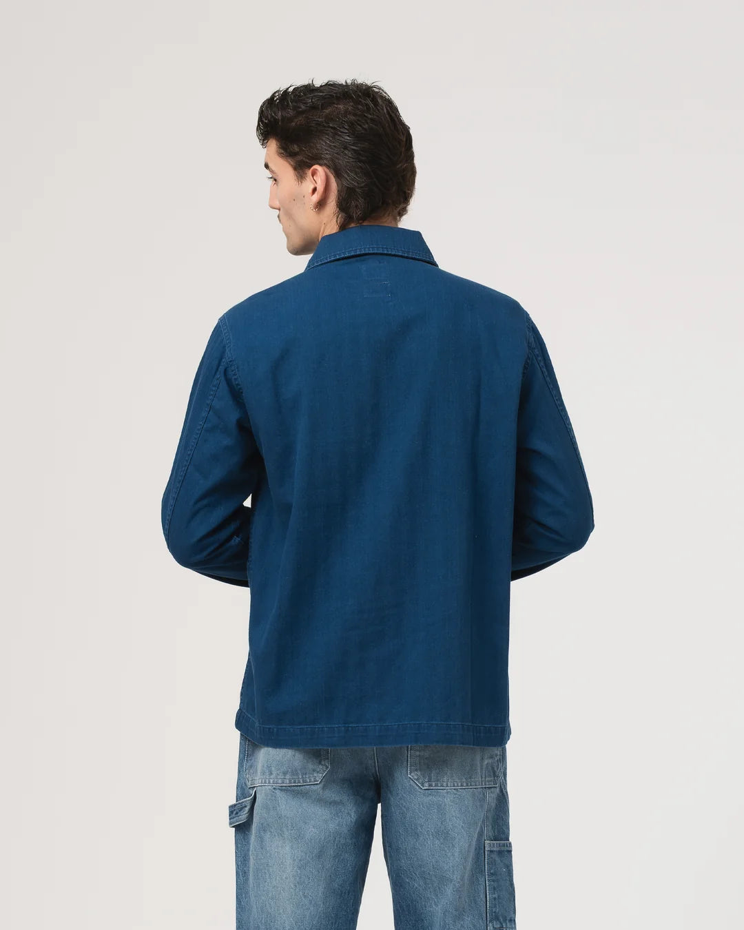 Fisherman shirt blue