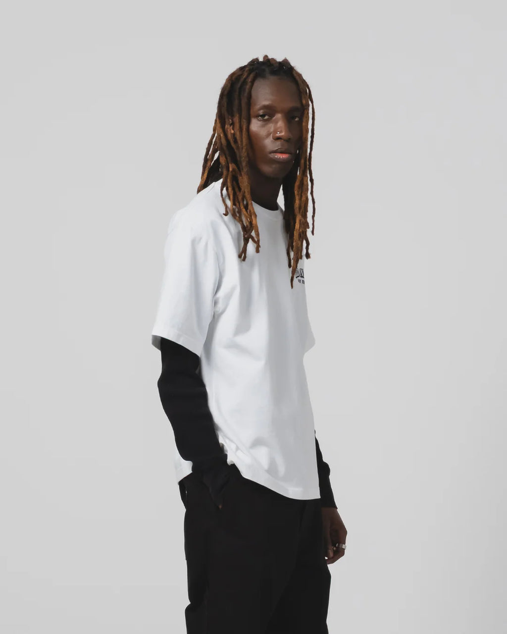 Bad News Tee Open End White